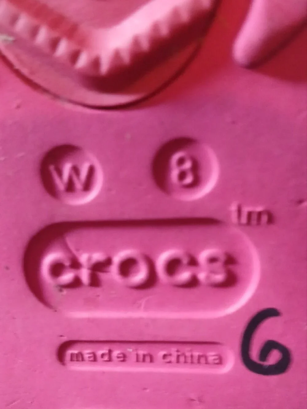 CROCS Womens Hot Pink Tall Rain Boots Sz: 8